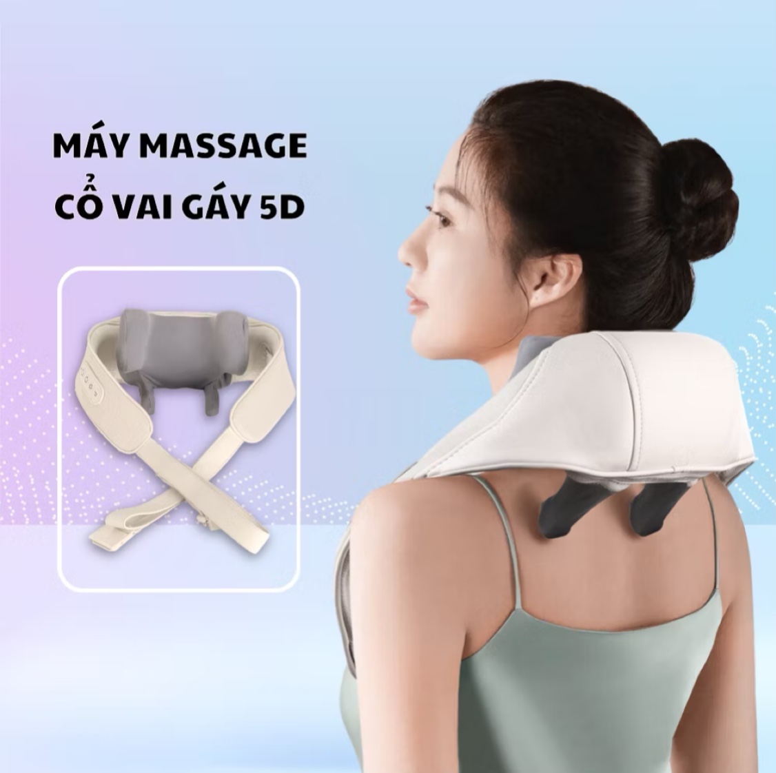 MÁY MASSAGE CỔ VAI GÁY 6D CAO CẤP